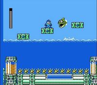 une photo d'Ã©cran de Mega Man 4 sur Nintendo Nes
